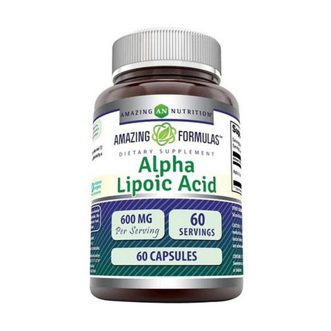 Amazing Nutrition, Amazing Formulas Alpha Lipoic Acid, 600 mg, 60 Caps