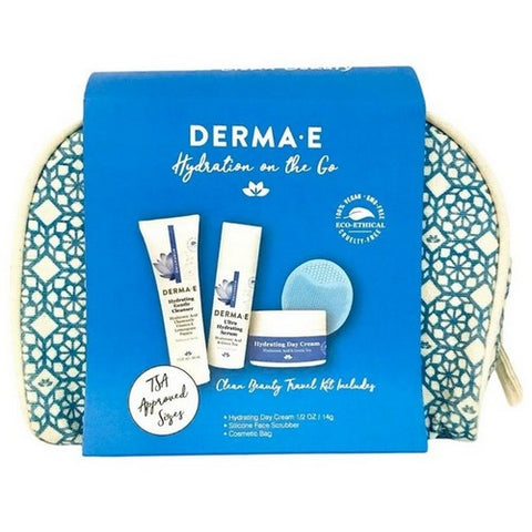 Derma e, Hydrating on the Go Clean Beauty Travel Kit, 1 Each