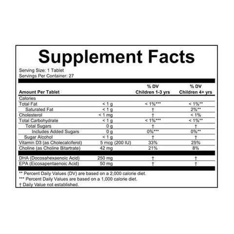 Child Life Essentials, Omega 3 DHA Softmelts, 27 Tabs