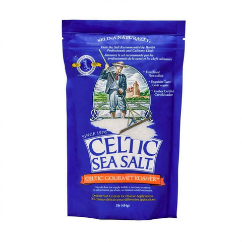 Celtic Sea Salt, Gourmet Kosher Salt, 16 Oz
