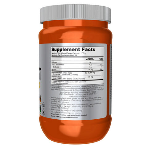 Now Foods, BCAA Blast Powder, Tropical Punch 21.16 Oz