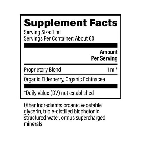 Global Healing Center, Elderberry & Echinacea, 2 Oz