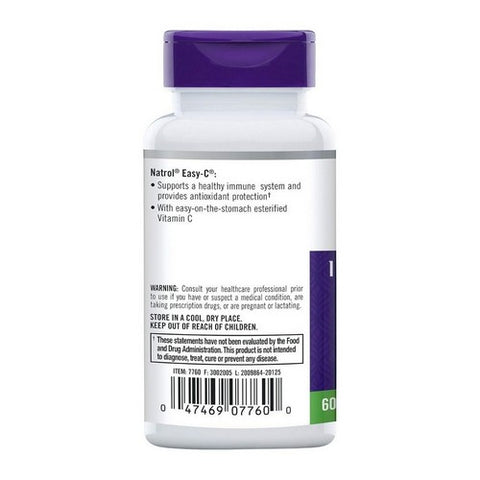 Natrol, Easy-C Immune Health, 500 Mg, 60 Tabs