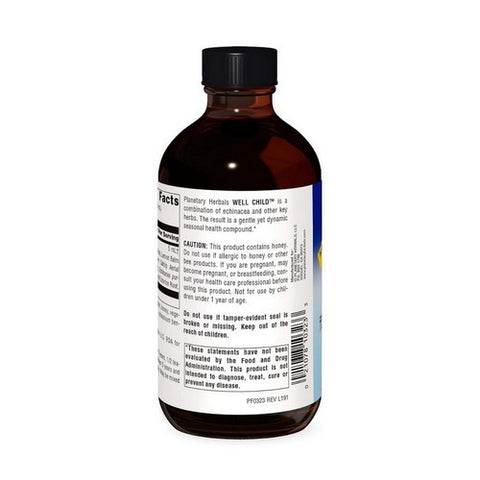 Planetary Herbals, Well Child Echinacea-Elderberry Syrup, 8 Fl Oz