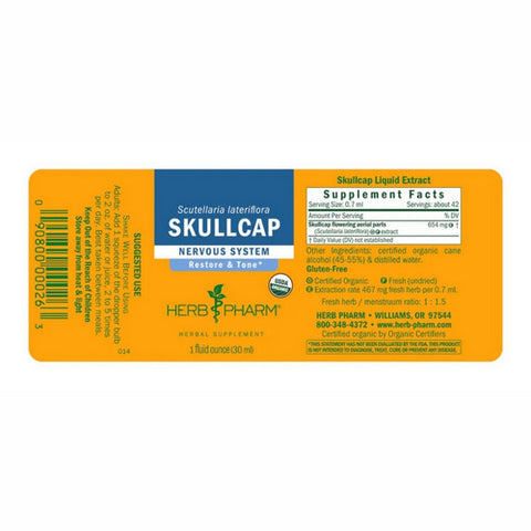 Herb Pharm, Skullcap, 1 oz