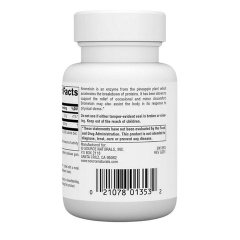 Source Naturals, Bromelain, 500 mg, 2000 GDU/G 30 Tabs