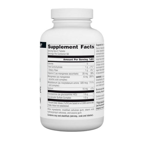 Source Naturals, Glucosamine Chondroitin, Extra Strength 120 Tabs