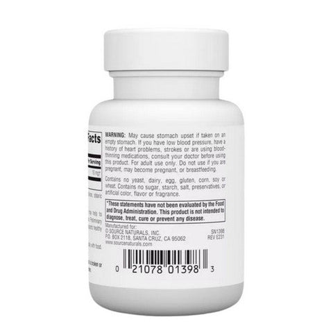 Source Naturals, Vinpocetine, 10 MG, 60 Tabs Source Naturals
