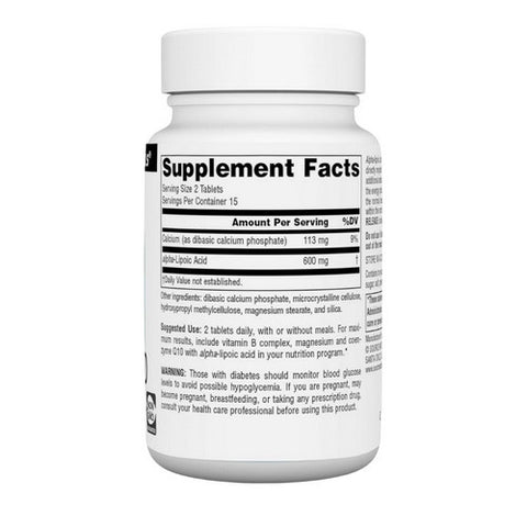 Source Naturals, Alpha Lipoic Acid, 300 MG, Timed Release 30 Tabs