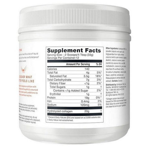 Bulletproof, Collagen Protein Powder Vanilla, 14.3 Oz