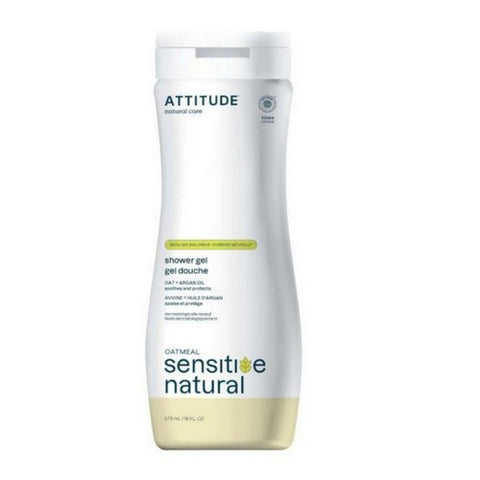 Attitude, Shower Gel Moisturize & Revitalize Argan Oil, 16 Oz