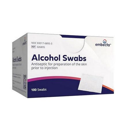 BD, Alcohol Swabs, 100 Count