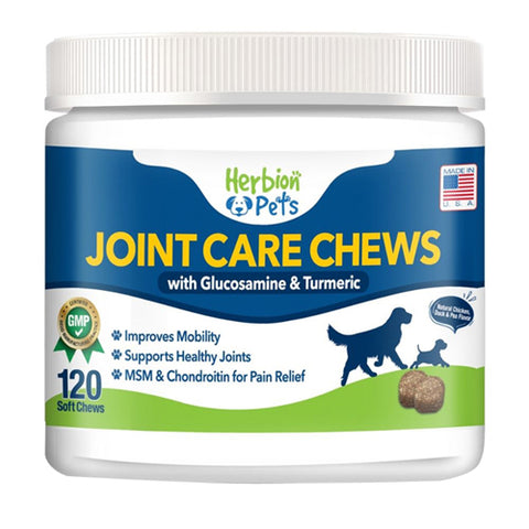Joint Care Dog Chews 120 Chews by Herbion Naturals