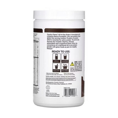 Country Farms, Super Shake Chocolate, 12.4 Oz