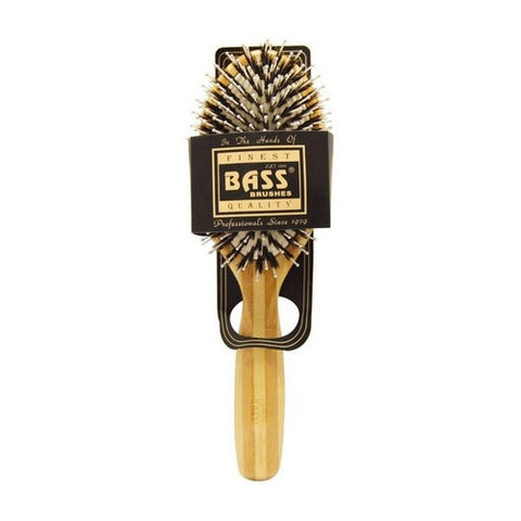 Bass Brushes, Large Oval Wild Boar Nylon, 1 Count