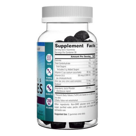 Source Naturals, Wellness Gummies Elderberry, 60 Gummies
