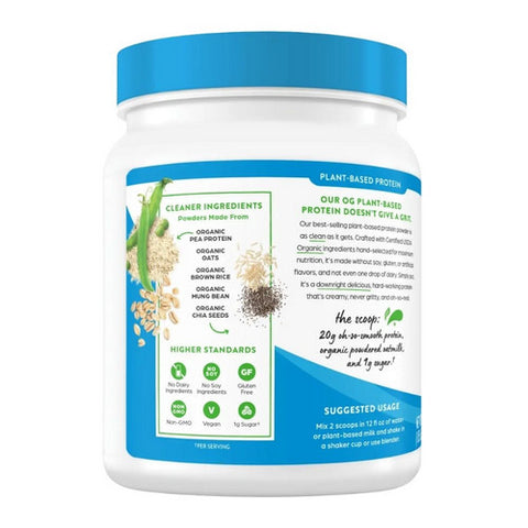 Orgain, Protein Powder + Oatmilk Vanilla Bean, 16.9 Oz