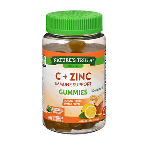 Nature's Truth, Vitamin C With Zinc, 60 Gummies