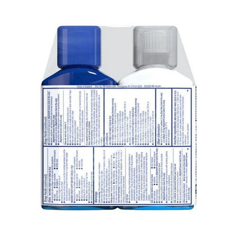 Mucinex, Fast-Max Day Time & Night Time Cold & Flu Liquid Maximum Strength, 12 Oz Mucinex