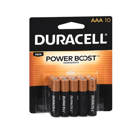 Duracell, Coppertop Alkaline Batteries 1.5 Volt AAA (10), 10 Count
