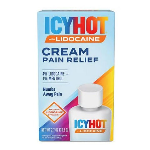 Icy Hot, Icy Hot Lidocaine Pain Relief Cream, 2.7 Oz Icy Hot