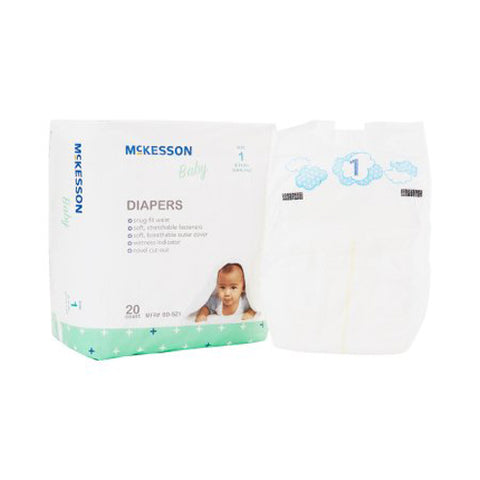 McKesson, Baby Diapers Size 1, Count of 1