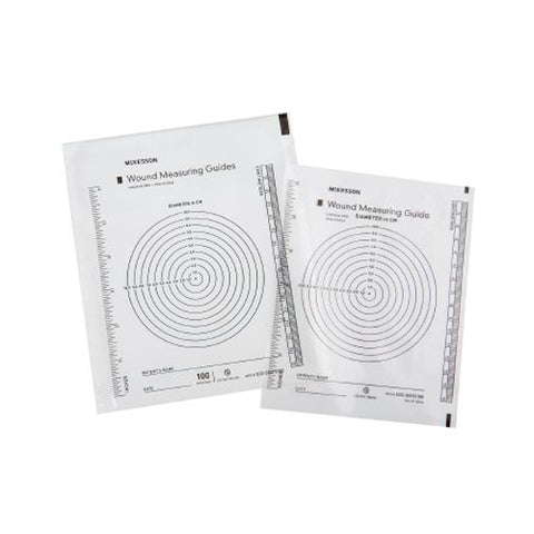 McKesson, Nonsterile Plastic Wound Measuring Guide 5 x 7 Inch, Box Of 100