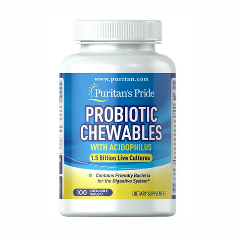 Puritan's Pride, Probiotic Acidophilus Chewables, 100 Chewables