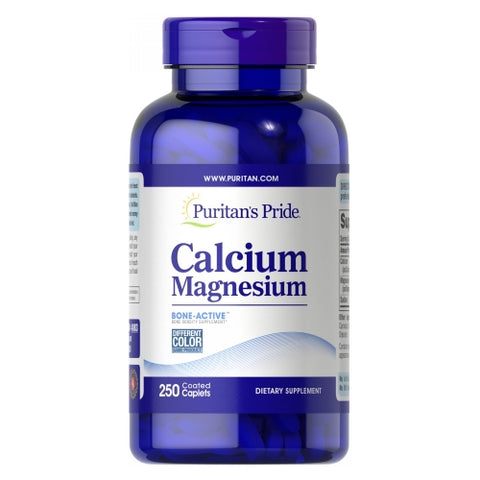 Puritan's Pride, Calcium Magnesium, 250 Caplets