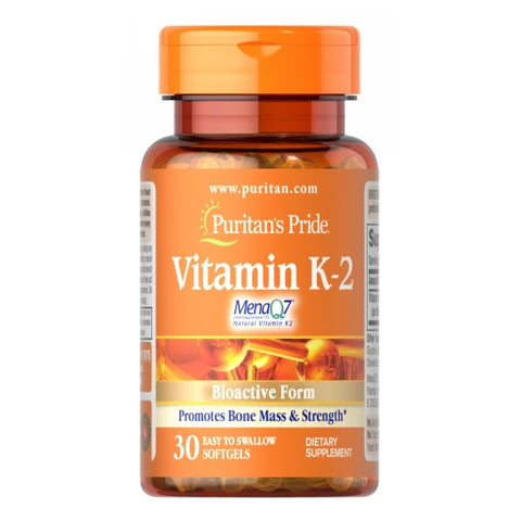 Puritan's Pride, Vitamin K-2 (MenaQ7), 50 mcg, 30 Softgels