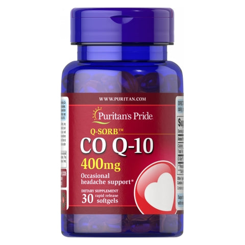 Puritan's Pride, CoQ-10, 400 mg, 30 Rapid Release Softgels