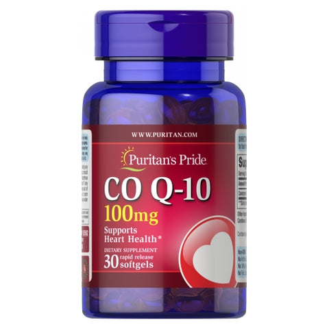 Puritan's Pride, CoQ-10, 100 mg, 30 Rapid Release Softgels