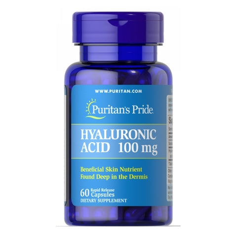Puritan's Pride, Hyaluronic Acid, 100 mg, 60 Capsules