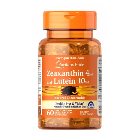 Puritan's Pride, Zeaxanthin with Lutein, 60 Softgels