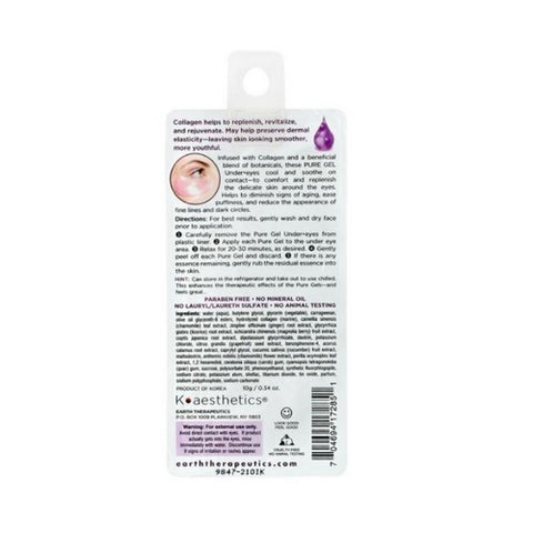 Earth Therapeutics, Pure Gel Under Eye Collagen, 0.34 Oz