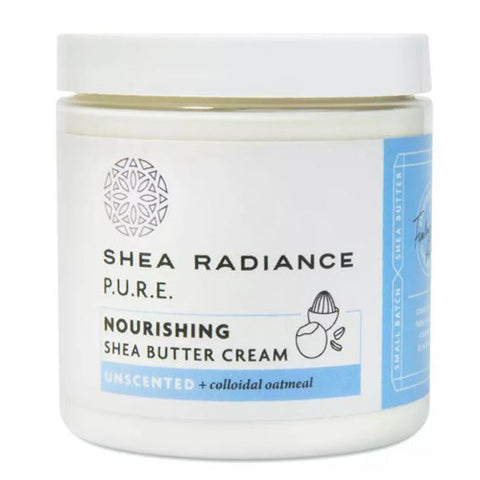 Shea Radiance, Nourishing Body Cream With Colloidal Oatmeal Unscented, 8 Oz