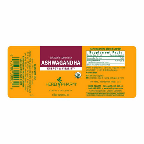 Herb Pharm, Ashwagandha Extract, 1 Oz