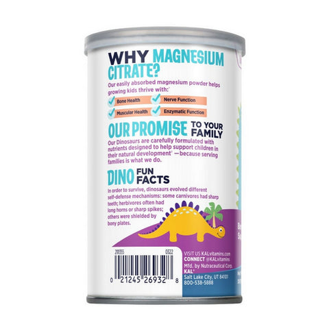 Kal, Dinosaurs Magnesium Powder, 4 Oz
