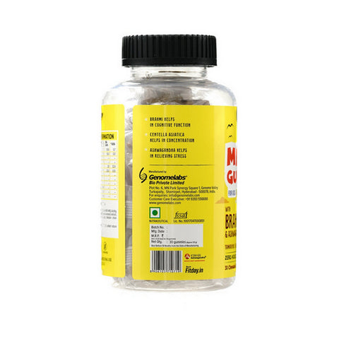 Fitday, Fitday Memory Gummies, Tamarind Flavour 30 Chewable Gummies