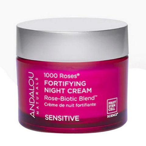 Andalou Naturals, 1000 Roses Fortifying Night Cream, 1.7 Oz