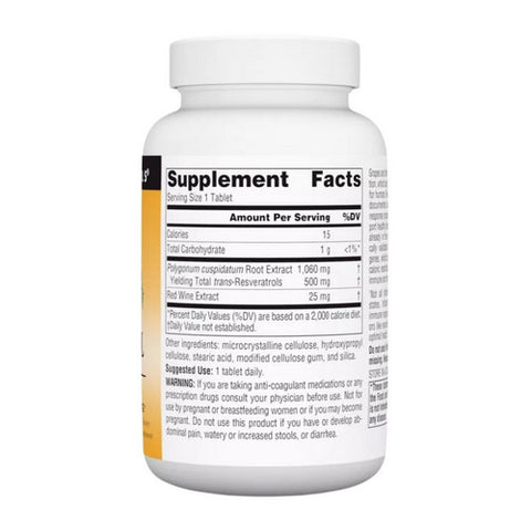 Source Naturals, Resveratrol, 500 mg, 60 Tabs