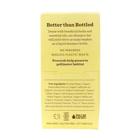 Moon Valley Organics, Herbal Shampoo Bar Lemongrass, 3.5 Oz