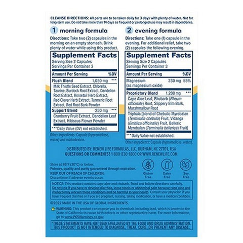 Renew Life, 3-Day Cleanse Total-Body Reset, 12 Capsules