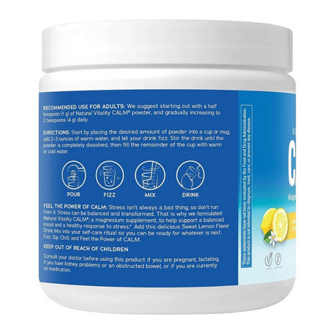 Natural Vitality, CALM Sweet Lemon, 8 Oz