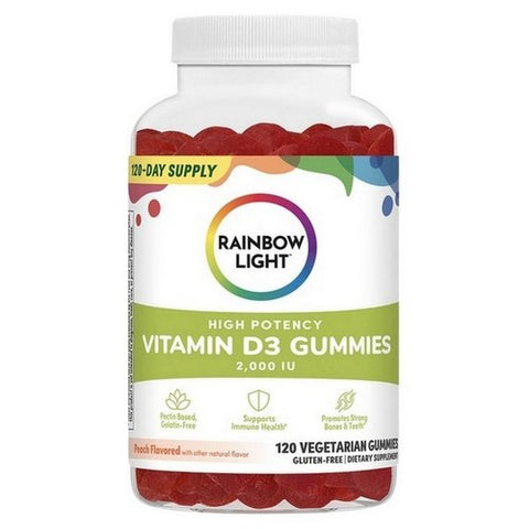 Rainbow Light, Vitamin D3 2000 IU, 2000 IU, 120 Count