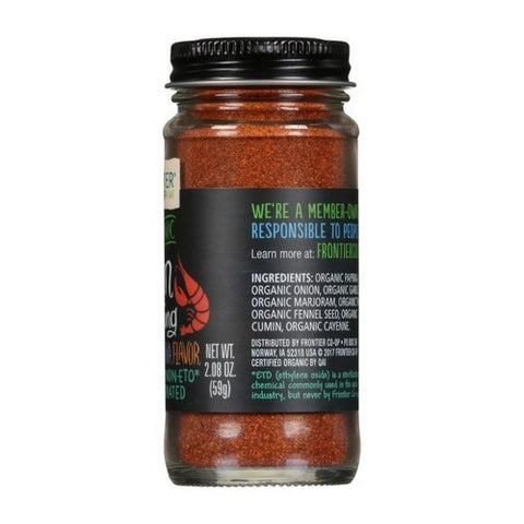 Frontier Coop, Organic Cajun Seasoning, 2.08 Oz