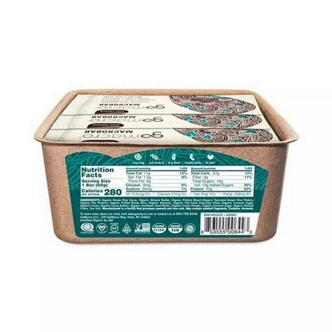 Gomacro, MacroBars Dark Chocolate And Almonds, 12 Count