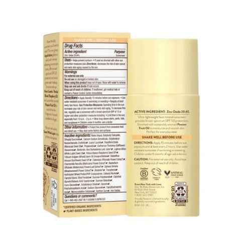 Babo Botanicals, SPF 50 Daily Sheer Fluid Mineral Sunscreen, 1.7 Oz