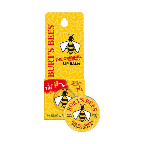 Burts Bees, Beeswax Lip Balm Tin, 0.3 Oz