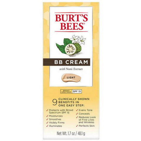 Burts Bees, Facial Care BB Cream Light SPF 15, 1.7 Oz
